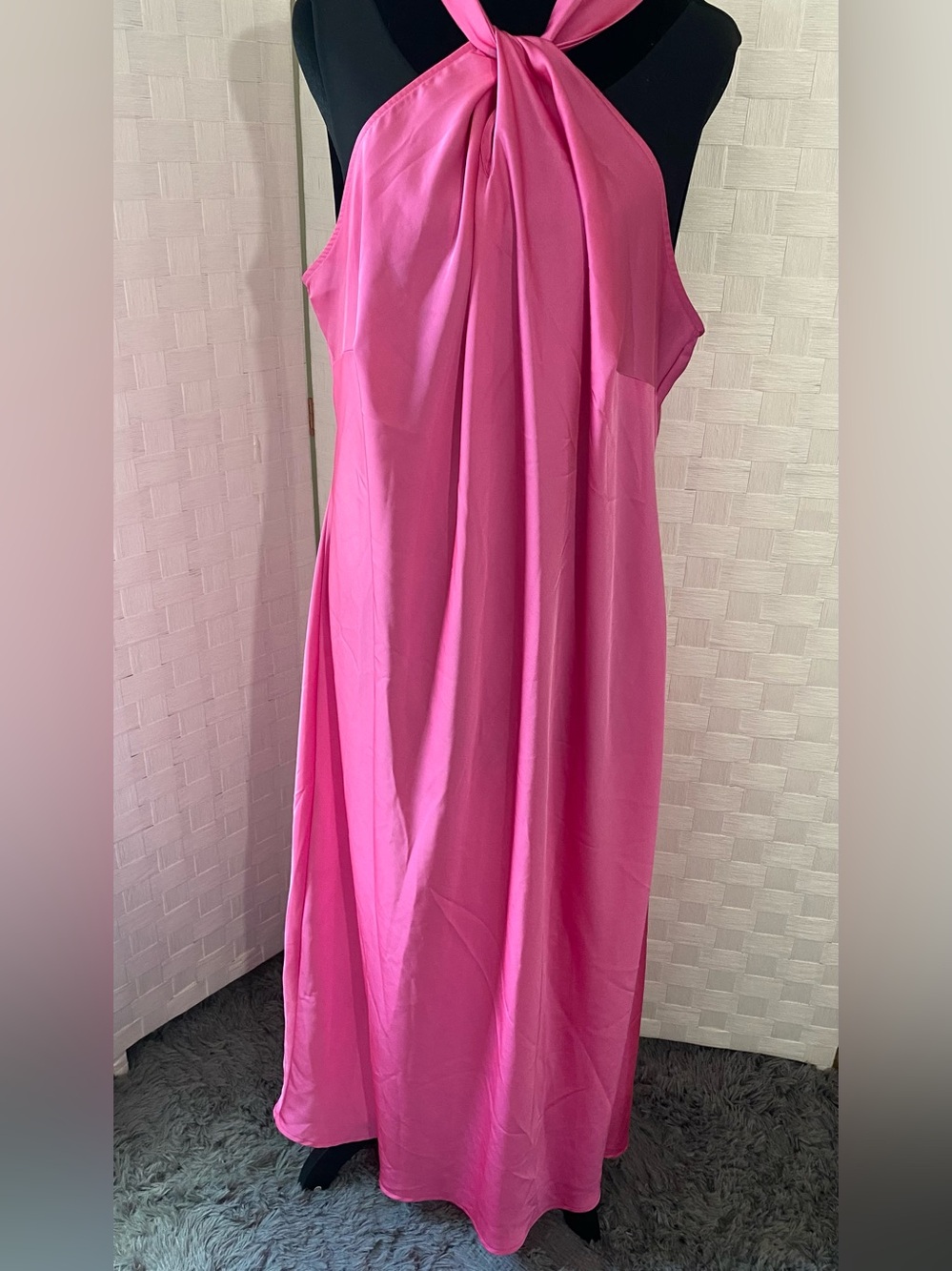 a new day Pink Halter-Style Maxi Dress - Picture 2 of 14
